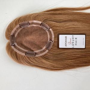 พร้อมส่ง 16 ''ผมมนุษย์ยุโรป Topper ผมโมโนใน 33H สีคุณภาพสูง - Product Image 3