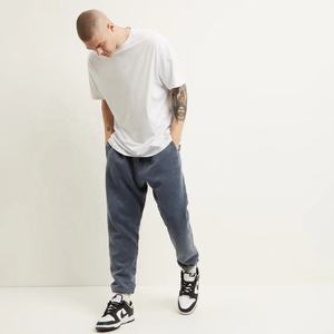 Ensemble Jogging Homme en Coton Léger Brodé Délavé à l'Acide Coupe Classique Personnalisée Pantalon de Jogging Évasé Style Streetwear Vêtement de Travail Décontracté - Product Image 5