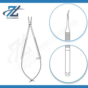 Portaagujas Microcurvo Manual Sin Retenedor, 110 mm de Largo, Acero Inoxidable Quirúrgico, Instrumentos Certificados por la CE, Hecho en Pakistán - Product Image 3