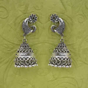 "Boucles d'Oreilles Jhumki Fashion Perles Oxydées-1314589" - Product Image 1