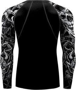 Rashguard haute performance en polyester/spandex, poids du tissu 220g, séchage rapide, manches longues, unisexe, adulte, chemise de sport de plage, personnalisable - Product Image 3