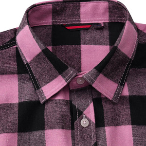 Classique hommes automne décontracté Tartan Plaid tricoté 100% coton Anti-rides à manches longues chaud flanelle chemise boutonnée - Product Image 3