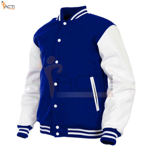 Nuevo último estilo logotipo personalizado de gran tamaño transpirable hombres Versity chaquetas ligeras mejores hombres Versity chaquetas - Product Image 5
