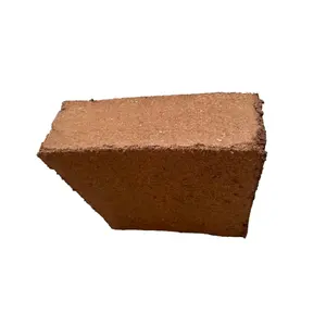 Hot Selling Organic 5kg Compressed Coco Coir Peat Brick Pith Block with Customized Shaped Available For Sale