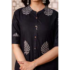 Conjunto de Algodón Grueso Estampado para Niñas y Mujeres, Traje de Estilo Étnico Indio y Pakistaní para Uso Diario, Fiestas y Todas las Ocasiones - Product Image 5