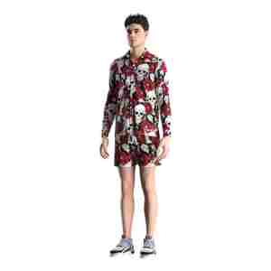 Chemise pour homme, nouveau design, en spandex, imprimée, sur mesure OEM/ODM - Product Image 2