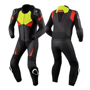 Combinaison de course en cuir respirante personnalisée pour moto, haut de gamme, coupe-vent, imperméable, vêtements de course automobile, imprimé - Product Image 5