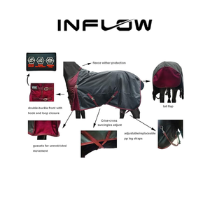 ผ้าห่ม & ผ้าห่มม้าอเมริกันกันน้ำระบายอากาศได้มาใหม่ล่าสุด - Product Image 2