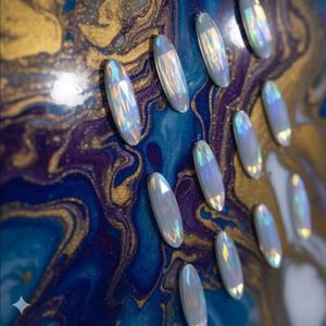 อะคริลิคทรงหยดน้ำคุณภาพสูง 88 เม็ด  เรซิ่น AB  ไรน์สโตน  หินหลวม - Product Image 3