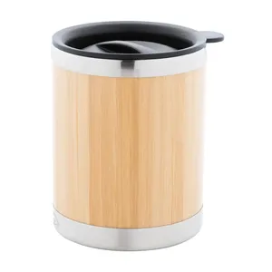 Tumbler Termico in Bambù Booka, Gadget Ecologico Promozionale per Bevande - Product Image 5
