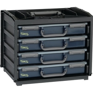 RAACO Assortment Box Entrance with 4 Compartments W376xD310xH265mm Polypropylene Assortment <b>Boxes</b> for <b>Tool</b> <b>Storage</b> - Product Image 1
