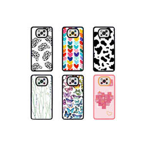 M-Fit Slim Fit Premium Silicone Patterned Phone Case for Poco X3 14 Plus Model <b>Love</b> Story Edition Back Cover Anti-Fingerprint - Product Image 3