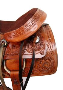 Selle de course Western en cuir véritable de qualité supérieure pour l'équitation - Product Image 6