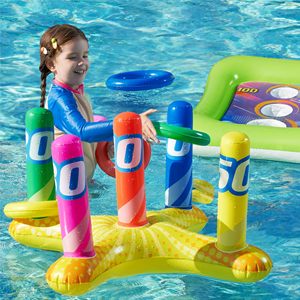 <b>Inflatable</b> <b>Pool</b> Game Combo Set Ring Toss Corn Toss Floating Swimming <b>Pool</b> Games <b>for</b> Kids Adults Summer Party - Product Image 5