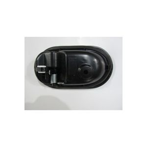 Poignée intérieure de porte avant gauche Renault Scenic 2-03/09, noire avec finition gris argenté 8200174075 - Product Image 2