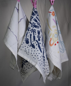 Essuie-tout de cuisine jetable personnalisé, 100% coton biologique, hypoallergénique, super absorbant, à séchage rapide, motif floral, respectueux de l'environnement - Product Image 3