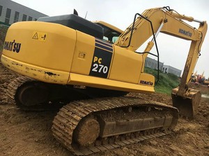 Excavadora hidráulica usada Komatsu PC270 original de Japón de 27 toneladas PC200 PC220 PC240 PC300, retroexcavadora sobre orugas en excelentes condiciones - Product Image 2