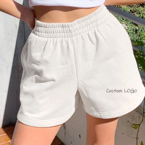 OEM High Quality YKH 330GSM Terry Fabric <b>Skorts</b> Custom Logo Breathable Summer Running Women's <b>Plus</b> <b>Size</b> Shorts Elastic Waist - Product Image 6