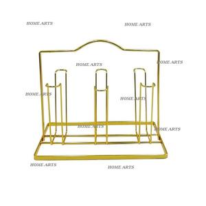Soporte de vidrio de hierro de último diseño Soporte de vidrio de mesa de calidad premium para utensilios de cocina Uso doméstico - Product Image 6