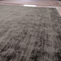 Hot Selling Hand webstuhl Geknotete glänzende Kunst Seide Anti-Rutsch-Wohnzimmer Hotel Sofa Teppich Teppich Läufer Geknotete Rückseite
