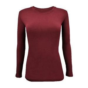 Camisetas deportivas ajustadas con estampado personalizado para mujer con cuello de corona y LICRA ecológicas para entrenamientos de verano y correr - Product Image 1