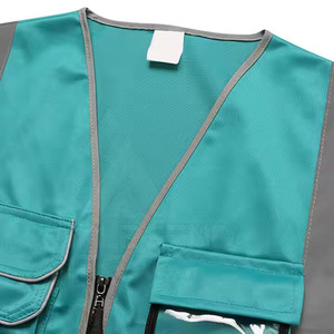 New Stitched Men Hi Vis Vest <b>Canvas</b> Winter Custom Logo/Colors Anti-Wrinkle Breathable Lightweight High Quality Wholesale Rate - Product Image 6