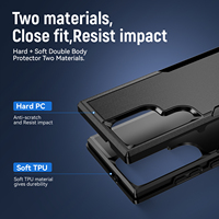 Fundas Resistentes para Teléfono Móvil, Nuevas, de TPU y PC, a Prueba de Golpes, con Protección de Pantalla y Cámara para S24 Ultra