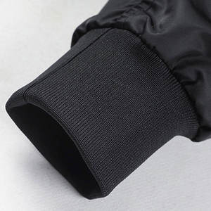 Chaqueta bomber de invierno para hombre al por mayor, servicio OEM informal de alta calidad con nuevo diseño, chaqueta de lona de color sólido - Product Image 6