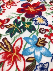 Tela de Tul Suave con Encaje Floral de Diseño Clásico <span class=keywords><strong>Valentino</strong></span> para Vestidos de Alta Costura - Product Image 5