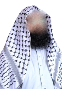 Foulards Shemagh en acrylique respirants et durables Al Arafat Motif solide Utilisation tactique à l'extérieur avec logo personnalisé Options disponibles - Product Image 5