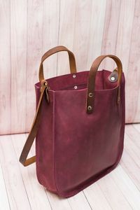 ALW Sac fourre-tout en cuir véritable personnalisé pour femmes, élégant, grande capacité, fermeture à glissière ouverte, cordon de broderie, chaînes pour le travail - Product Image 5