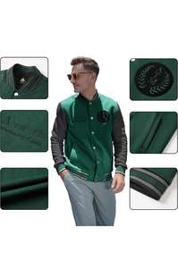 Blousons bombardiers pour hommes à bas prix nouvelle mode Blouson aviateur classique de baseball Veste universitaire pour l'hiver - Product Image 4