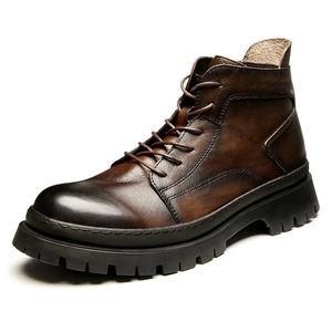 Chaussures décontractées légères avec semelle absorbant la transpiration et structure flexible, chaussures de tous les jours pour hommes, chaussures en cuir - Product Image 1