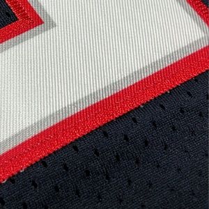 <b>Best</b> Quality Wholesale Price Porthole T-Shirts Custom Made Patches Retro Mesh American <b>Football</b> Jersey For Team Training Matches - Product Image 5