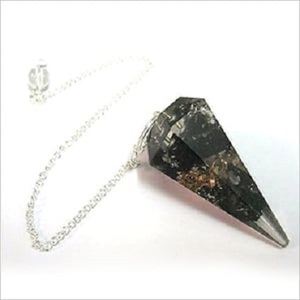 Le pendule Orgone en Tourmaline noire Offre Spéciale est livré avec une pierre de guérison pour la Protection Emf utilisée comme pendule Chakra - Product Image 1