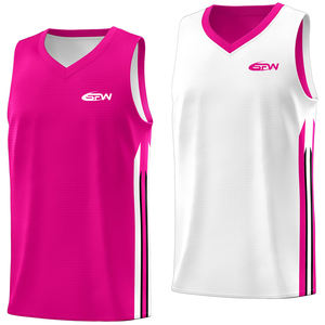 <b>Basketball</b> Jersey Custom Dye-Sublimation Kit Includes Tank Shorts Mesh Polyester Fabric Fully Custom Graphics Bulk OEM Supply - Product Image 2