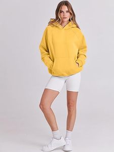 Fournisseur en gros de sweat à capuche pour femmes de haute qualité pull surdimensionné à manches longues à la mode sweat-shirt en polaire doux pour femmes vêtements d'automne - Product Image 3