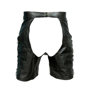 Nueva tendencia Mujeres Sexy Booty Shorts Moda personalizada Scrunch Faux Leather Wet Look Booty Short - Product Image 3