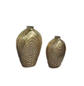 Vente en gros de vases à fleurs modernes et luxueux de haute qualité dessus de table décoration de la maison salon vases décoratifs style côtier métal arts - Product Image 5