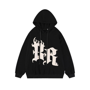 Vente en gros Streetwear Hip Hop de haute qualité respirant French Terry Pullover Puff Printing Hoodies - Product Image 2