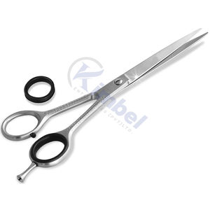 Vente en gros de ciseaux de coiffure en acier inoxydable de 18.3 cm à lame droite avec pointe pointue pour la coupe et le coiffage des cheveux - Product Image 3