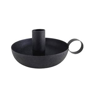 Decoración del hogar Color plata antigua Hierro Metal Apuesto Forma redonda Decorativo T-Light Holder con Base hecha a mano - Product Image 3