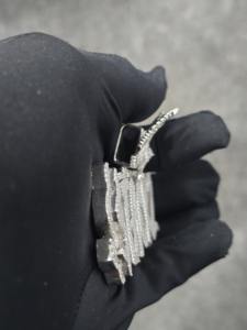 Colgante de Plata de Ley 925 con Moissanita Personalizada, con Diamantes VVS, Chapado en Rodio, Estilo Hip Hop, Colgante con Nombre - Product Image 4