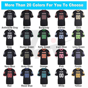 Custom Oversize Boxy Jersey Imprimir Vintage Unisex Fútbol Americano Camiseta Streetwear Estilo Malla Jersey para Hombres de Gran Tamaño - Product Image 3