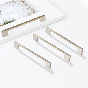 Servicio ODM: Tiradores de Cajón Rectangulares Modernos de Aleación de Aluminio, Herrajes Minimalistas para Baño - Product Image 2