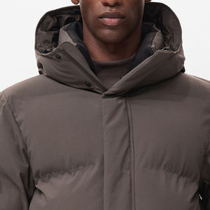 Chaqueta Bomber con Cierre de Botones para Hombre, Acolchada, Impermeable, de Alta Calidad, con Logotipo Personalizado, Precio al por Mayor, Ropa Casual de Moda - Product Image 3