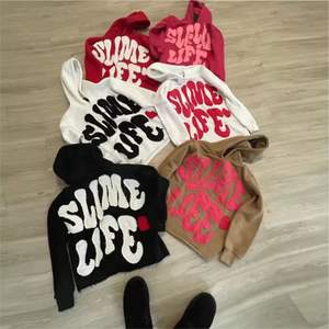 Sudadera con capucha unisex de peso pesado para hombre, logotipo bordado personalizado, Sudadera con capucha estampada recortada de gran tamaño en blanco - Product Image 1