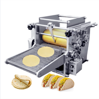 Machine industrielle automatique 2023 pour la fabrication de tortillas, de coques de tacos et de wraps mexicains, de pain de tortilla et de nourriture de type nacho