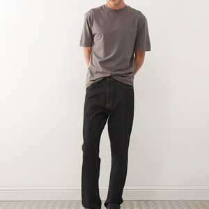 T-shirt surdimensionné personnalisé avec logo personnalisé imprimé à l'avant, respirant, mélange coton/polyester 230 GSM pour hommes - Product Image 3