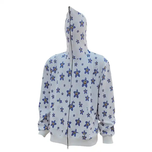 2025 personnalisé pleine fermeture éclair vêtements de sport légers Tech polaire sweats à capuche avec poche sur les manches fermeture éclair à capuche pour unisexe - Product Image 6